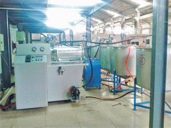 涡轮纳米砂磨机应用于陶